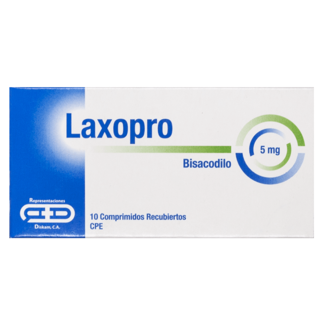 LAXOPRO BISACODILO TAB 5MG X 10